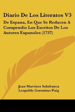 portada Diario de los Literatos v3: De Espana, en que se Reducen a Compendio los Escritos de los Autores Espanoles (1737)