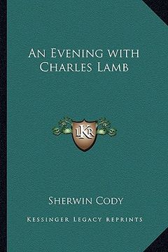 portada an evening with charles lamb (en Inglés)