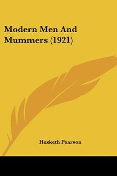 portada modern men and mummers (1921) (en Inglés)