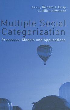portada multiple social categorization: processes, models, and applications (in English)