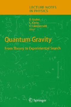 portada quantum gravity: from theory to experimental search (in English)