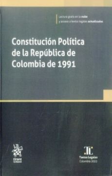portada Constitucion Politica de la Republica de Colombia de 1991