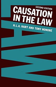portada Causation in the law (en Inglés)