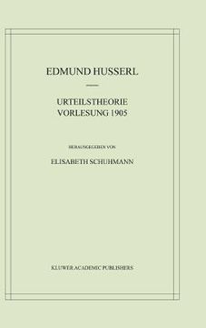 portada urteilstheorie vorlesung 1905 (en Alemán)