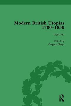 portada Modern British Utopias, 1700-1850 Vol 1 (in English)