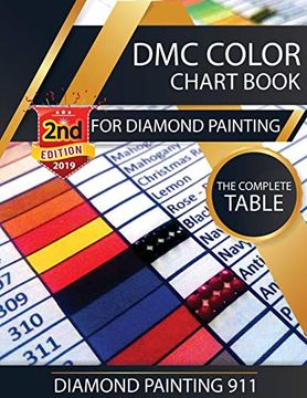 portada Dmc Color Chart Book for Diamond Painting: The Complete Table: 2019 dmc Color Card 
