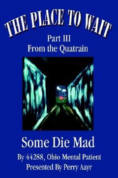 portada the place to wait: part iii of the quatrain some die mad (en Inglés)