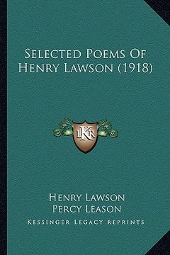 portada selected poems of henry lawson (1918) (en Inglés)