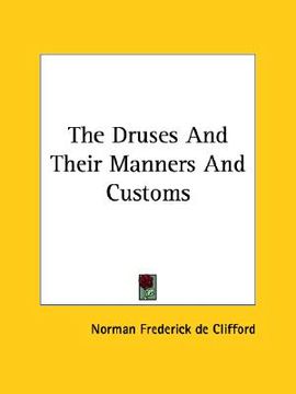 portada the druses and their manners and customs