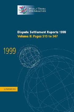 portada dispute settlement reports 1999: volume 2, pages 519-947 (in English)