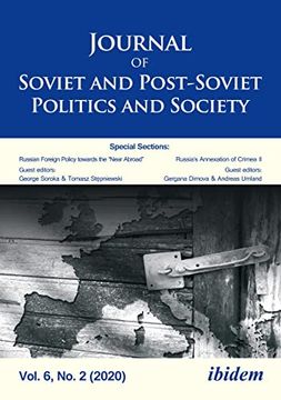 portada Journal of Soviet and Postsoviet Politics and Society 20202 Volume 6, no 2 Journal of Soviet and Postsoviet Politics and Society col (in English)
