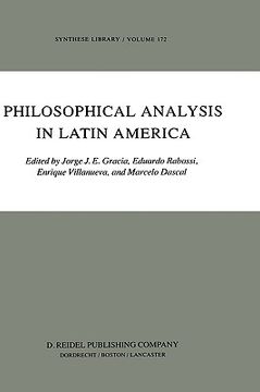 portada philosophical analysis in latin america (in English)