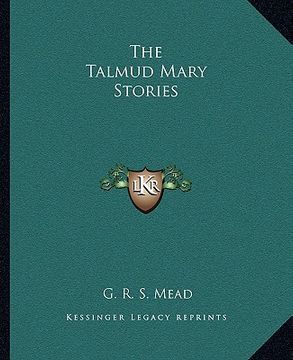 portada the talmud mary stories (in English)
