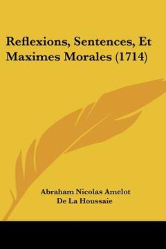 portada reflexions, sentences, et maximes morales (1714)