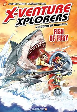 portada X-Venture Xplorers #3 pb: Fish of Fury (X-Venture Explorers) (en Inglés)