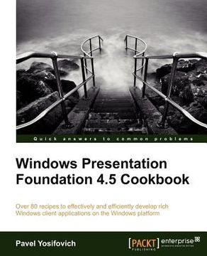 portada windows presentation foundation 4.5 cookbook
