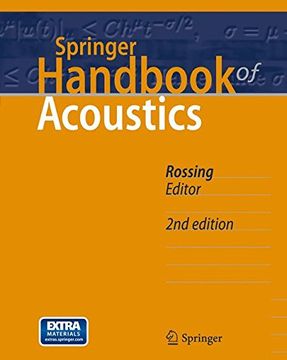 portada Springer Handbook of Acoustics (Springer Handbooks) (en Inglés)