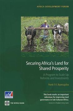 portada improving land governance in sub-saharan africa: a ten point program to scale up land policy reforms and investments (in English)