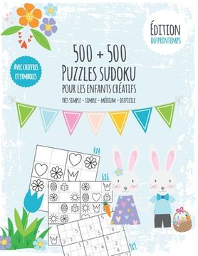 portada Livre de sudoku des saisons pour les enfants créatifs: livre de sudoku avec 500 chiffres et le symbole sudokus -difficulté très facile à difficile - + (in French)