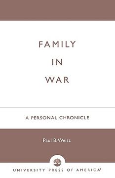 portada family in war: a personal chronicle