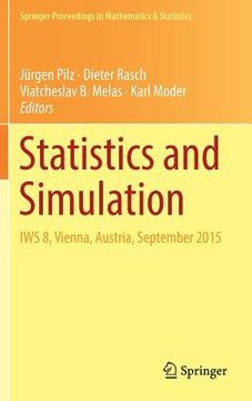 portada Statistics and Simulation: Iws 8, Vienna, Austria, September 2015