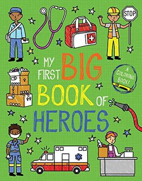 portada My First big Book of Heroes (my First big Book of Coloring) (en Inglés)