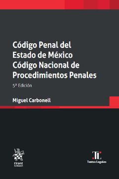 portada Código Penal del Estado de México. Código Nacional de Procedimientos Penales 5ª Edición (Textos Legales -Mexico-) (in Spanish)