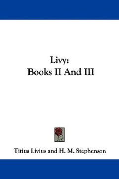 portada livy: books ii and iii (en Inglés)