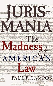 portada Jurismania: The Madness of American law (Studies of the German Historical Institute, London) (en Inglés)