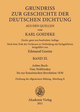 portada Achtes Buch: Vom Weltfrieden bis zur Französischen Revolution 1830 (en Alemán)