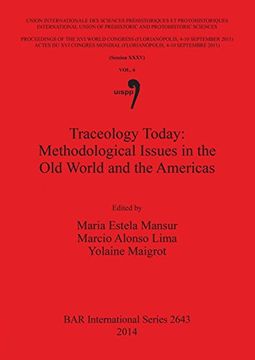 portada Traceology Today: Methodological Issues in the Old World and the Americas (BAR International Series)