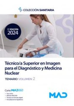 portada Manual del Tecnico/A Superior en Imagen Para el Diagnostico y Medicina Nuclear. Temario Volumen 2 (in Spanish)