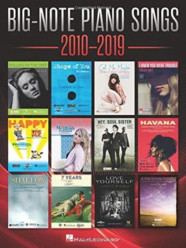 portada Big-Note Piano Songs 2010-2019 (in English)