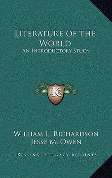 portada literature of the world: an introductory study (en Inglés)