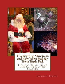 portada Thanksgiving, Christmas, and New Year's: Holiday Trivia Triple Pack