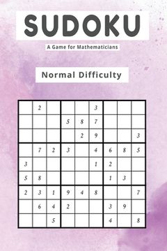 portada Sudoku A Game for Mathematicians Normal Difficulty (in English)