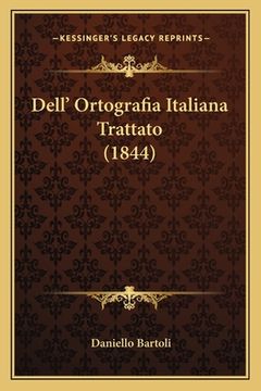 portada Dell' Ortografia Italiana Trattato (1844) (in Italian)