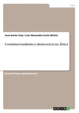 portada Constitucionalismo e democracia na África (en Portugués)