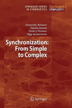 portada synchronization: from simple to complex (en Inglés)