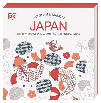 portada Achtsam & Kreativ. Japan: Über 70 Motive zum Ausmalen und Entspannen (in German)