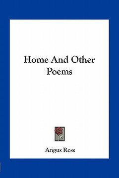 portada home and other poems (en Inglés)