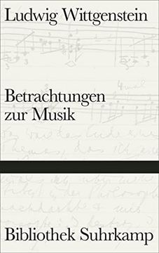 portada Betrachtungen zur Musik (Bibliothek Suhrkamp) (en Alemán)