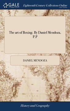 portada The art of Boxing. By Daniel Mendoza, P.P