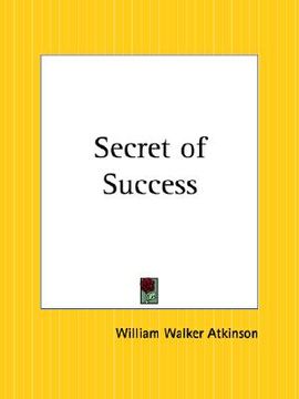 portada secret of success (en Inglés)