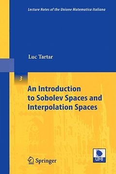 portada an introduction to sobolev spaces and interpolation spaces