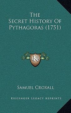 portada the secret history of pythagoras (1751) (en Inglés)