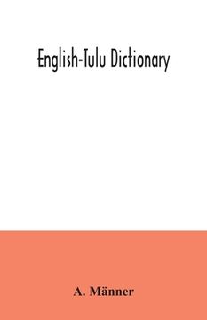 portada English-Tulu dictionary (en Inglés)
