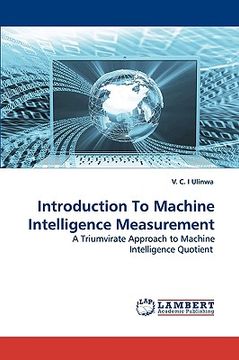portada introduction to machine intelligence measurement