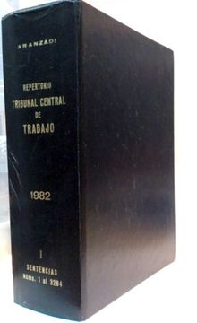 portada Repertorio de Sentencias del Tribunal Central de Trabajo, 1982
