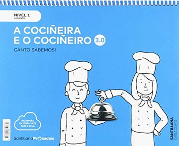 portada Cuanto Sabemos 3. 0 Nivel 1 los Cocineros Obradoiro (en Gallego)